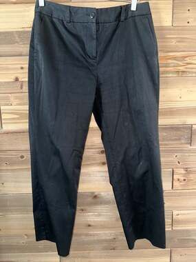 No.95 Clothes (Real) Saks Fifth Avenue Pants Size 10 Black Cotton Blend